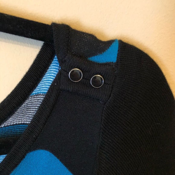 WHBM Asymmetrical Striped Sweater - Picture 4 of 10